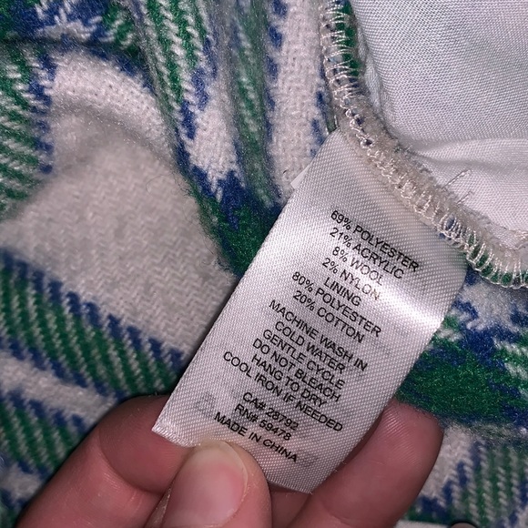 Joie Green Plaid Button Up Jacket Size XS - Picture 7 of 7